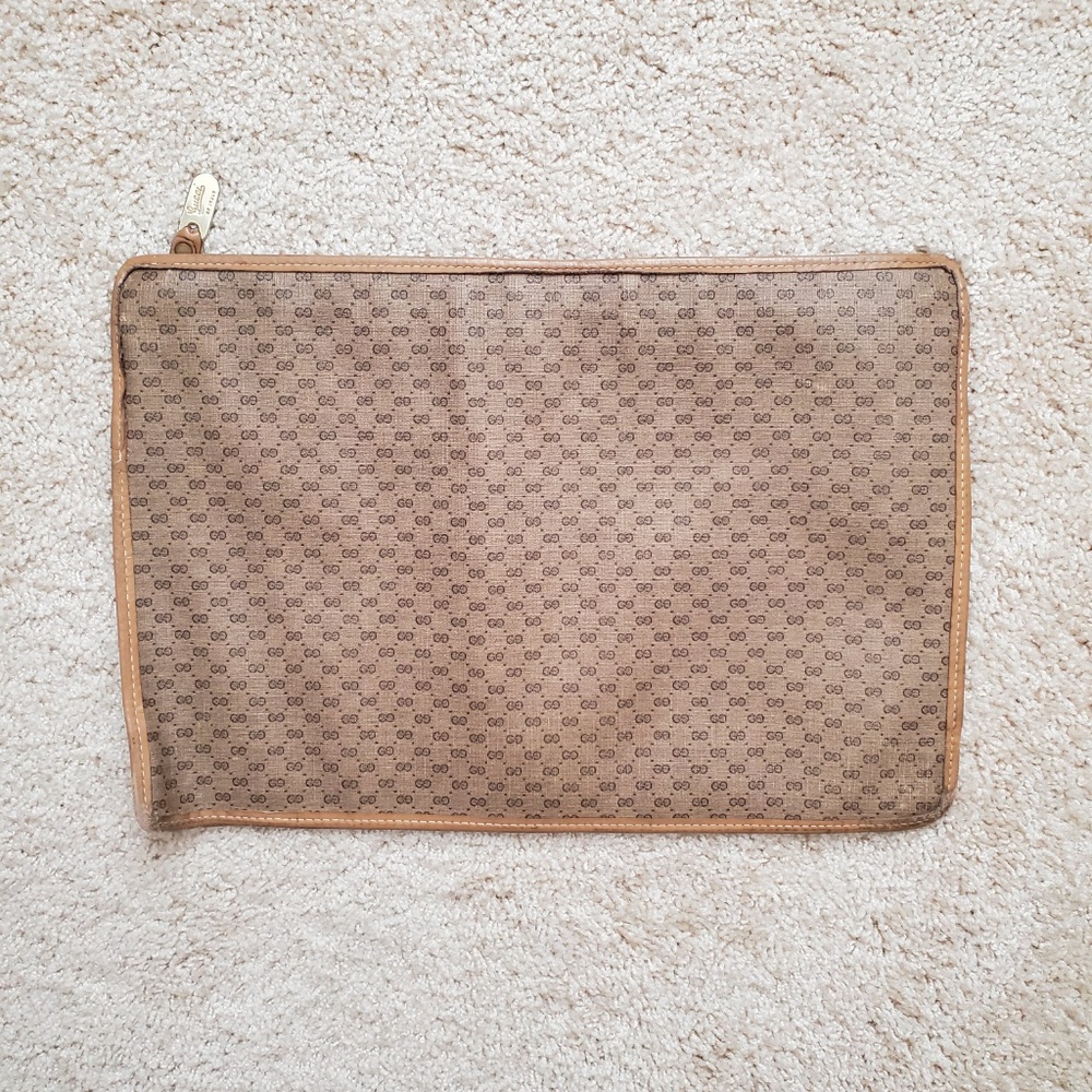 Large Vintage Gucci Portfolio Case Document Holder - Picture 2 of 8